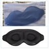 Sleep Mask for Women, Men for Home, Plane and Travel 3d with Memory Effect, Blindfold with Earplugs, Black
