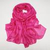 New scarf linen solid color imitation silk soft bag head shawl scarf one piece
