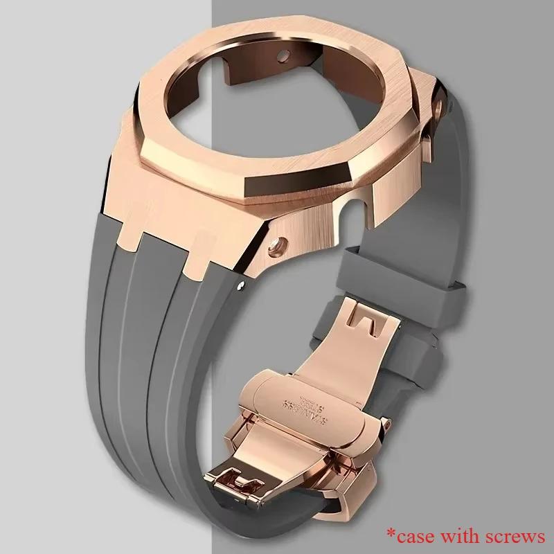 Gen4 Metal Case Bezel Frame GA2100 GAB2100 Casioak Mod Kit Modification Frame For GA2110 Metal Rubber Strap Accessory Wholesale