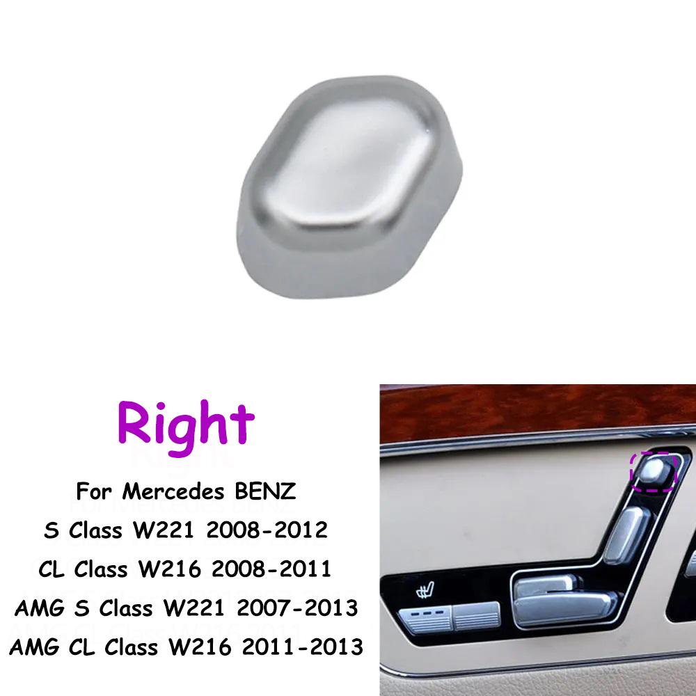 Front Left Right Seat Adjustment Switch Button Headrest Control Knob Button Cover For BENZ AMG S CL Class W221 W216 2006-2013