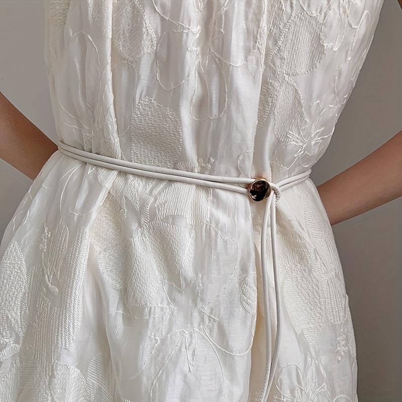 Women'S Adjustable Waist Belt,Non-Removable Loop Closure -Everyday &Special Occasion Belt For Dresses,Shirts - Fashion Accessory
