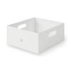 Scatola Porta Documenti Muji in Polipropilene Riciclato Standard 1/2 Circa Larghezza 25 Profondità 32 Altezza 12 cm / Grigio Bianco