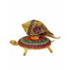 Brass Shankh Tortoise Vastu Items Statue Showpiece Home Decor Gifting Office Decorative Piece for Puja Room Living Room