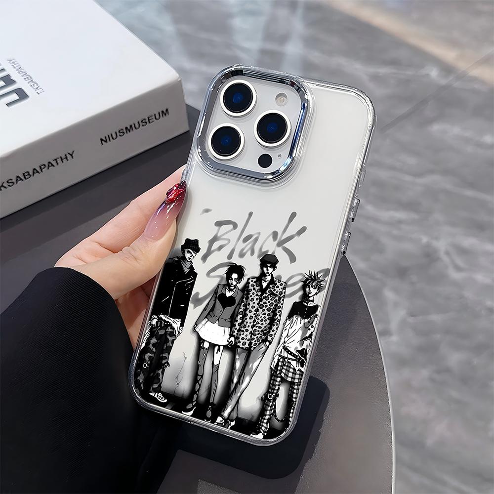 New Anime Cool Girl Phone Case For Nana Osaki Line iPhone 17 16e 16 15 14 13 12 11mini Pro Max X XR XSMAX 8 7 Air Plus Cover Y2K