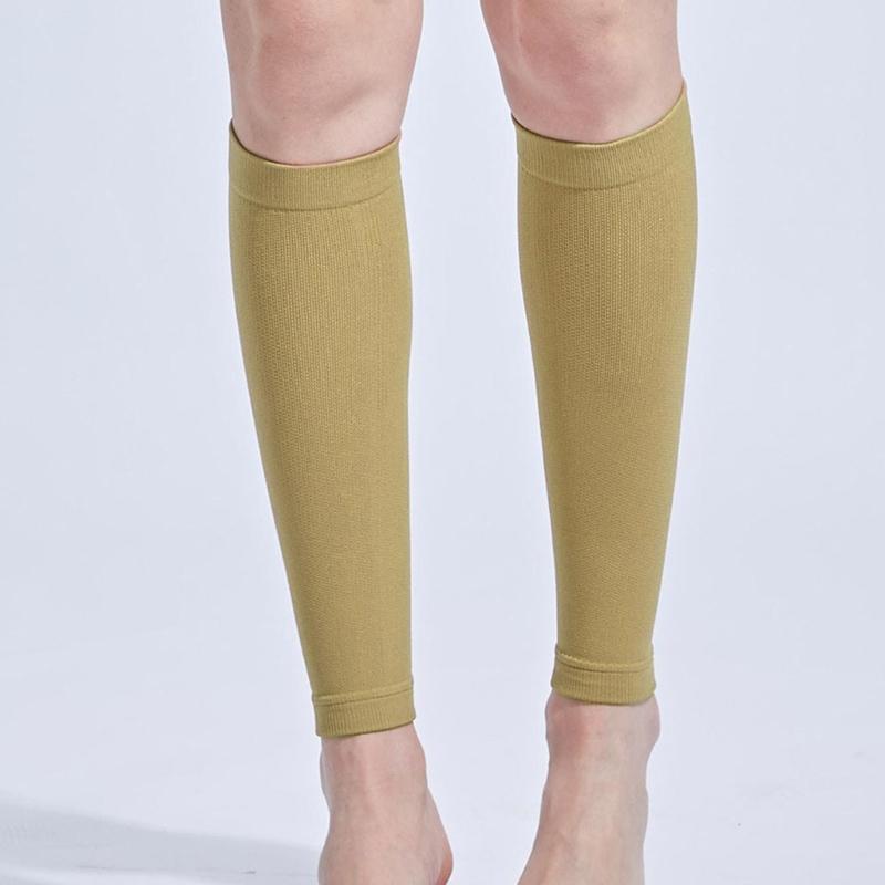 1 Pair Calf Compression Sleeve Leg Sleeve Brace for Shin Splints Pains Relief Footless Compression Socks for Football