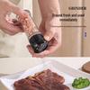 Transparent Glass Manual Grinder for Spices, Cumin, and Peppercorns - Moisture-Proof and Multi-Purpose.