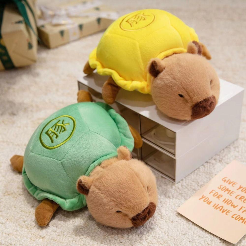 Soft Capybara Plush Toy Collection Turtle Animal Doll Capybara Turtle Plush Pillow  Children Gift