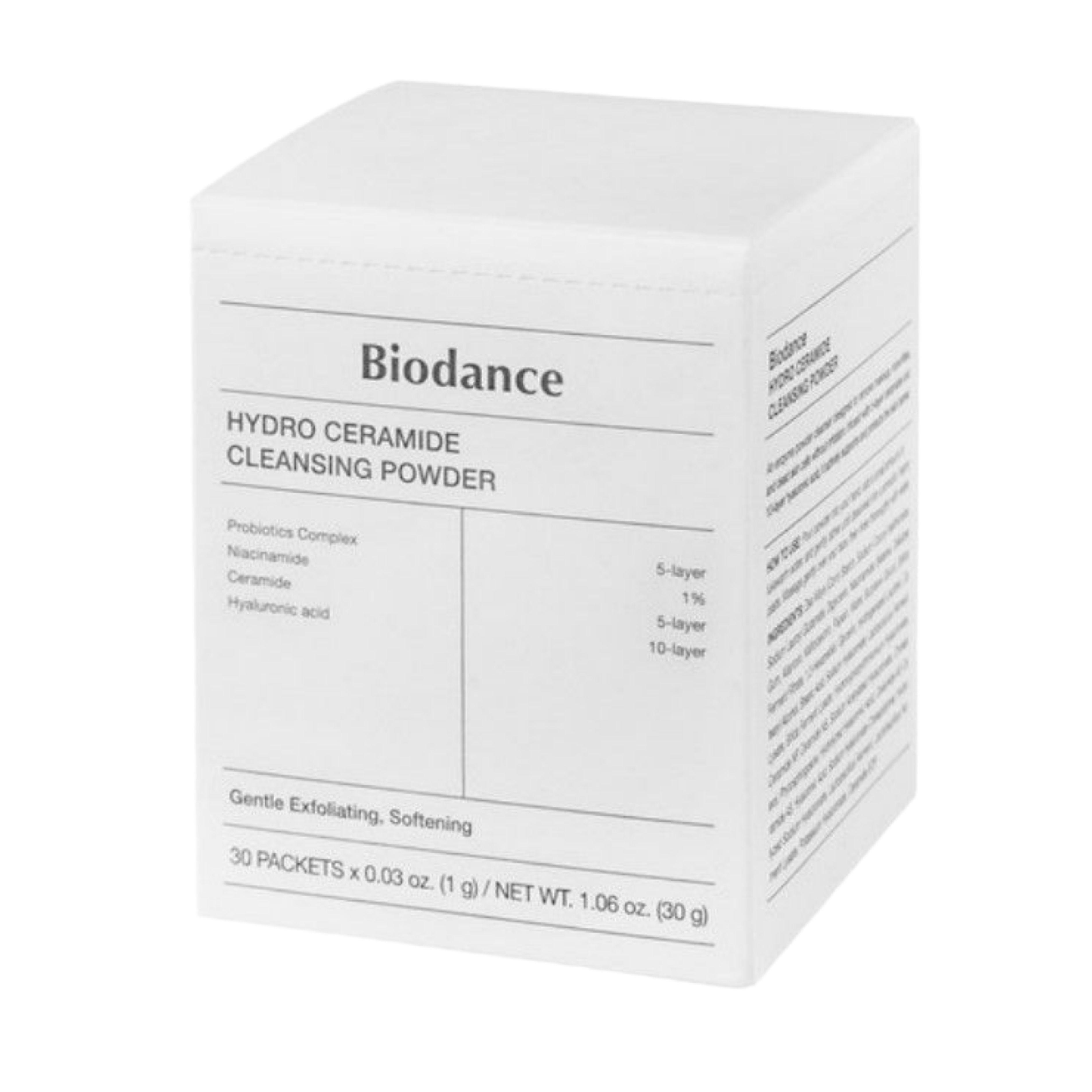 Biodance Hydro Ceramide Cleansing Powder Hydrating & Gentle Exfoliating Facial Cleanser 30g 30pcs