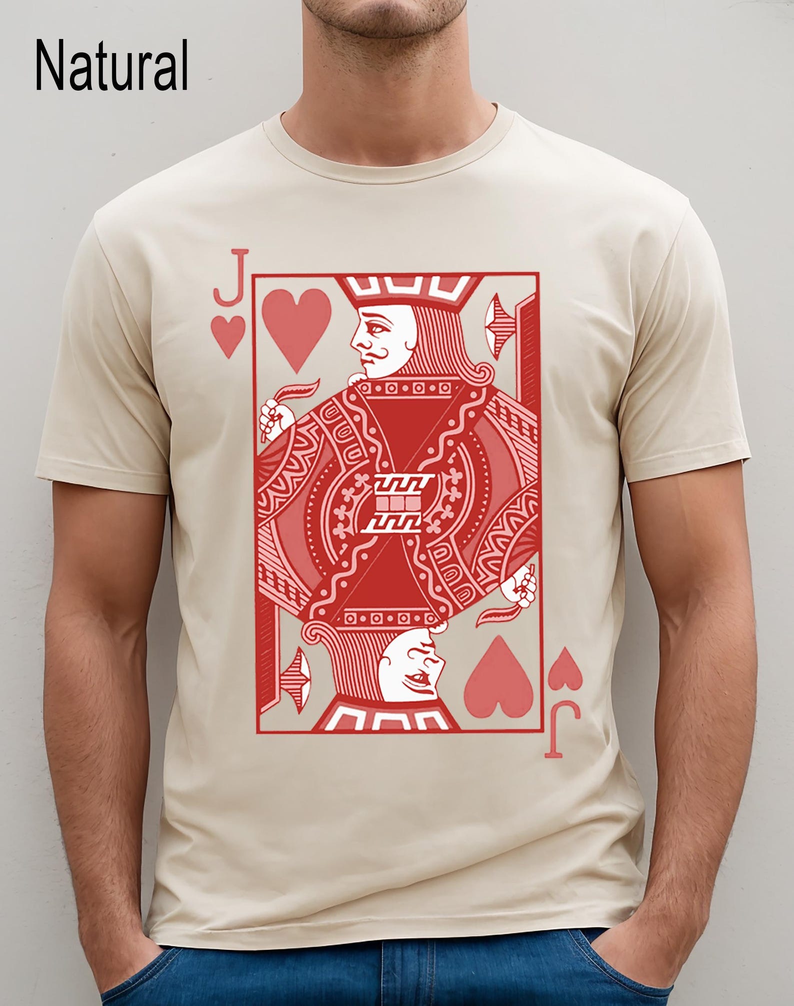 Jack of Hearts T-Shirt | Funny Valentines Day Gift 2XL