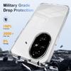 For Honor 200 Pro 5G Clear Phone Case TPU+PC Anti-Slip Drop-Proof Back Cover