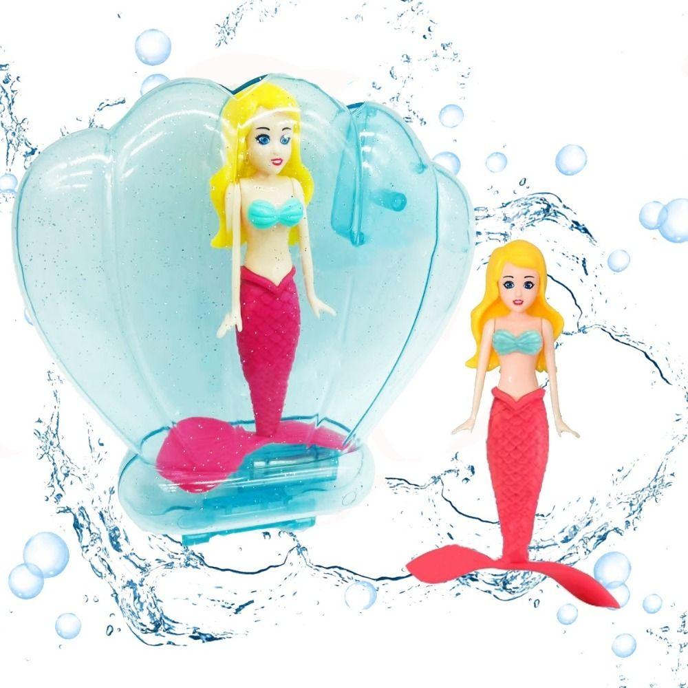 Princess Floats Floating Shell Mermaid Funny Spin Mermaid Pool Toy Mermaid Dive Toys  Bath Toys