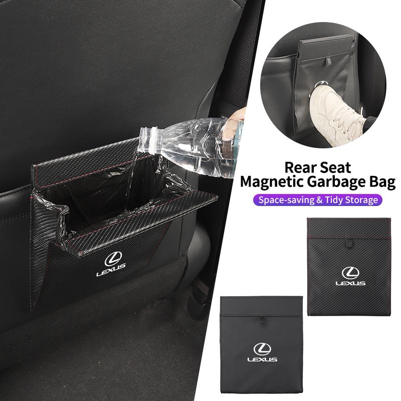 Car Seatback Waste Bag Trash Pocket Garbage Pouch Accessories For Lexus UX250h RX450h CT200h RX400h NX300h RX350 RX300 GX470 IS3