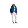 Polo Ralph Lauren FW23 Kurtka z kapturem zapinana na zamek z haftowanym logo i nadrukiem, z długim rękawem, męska, niebieska 710923262-001