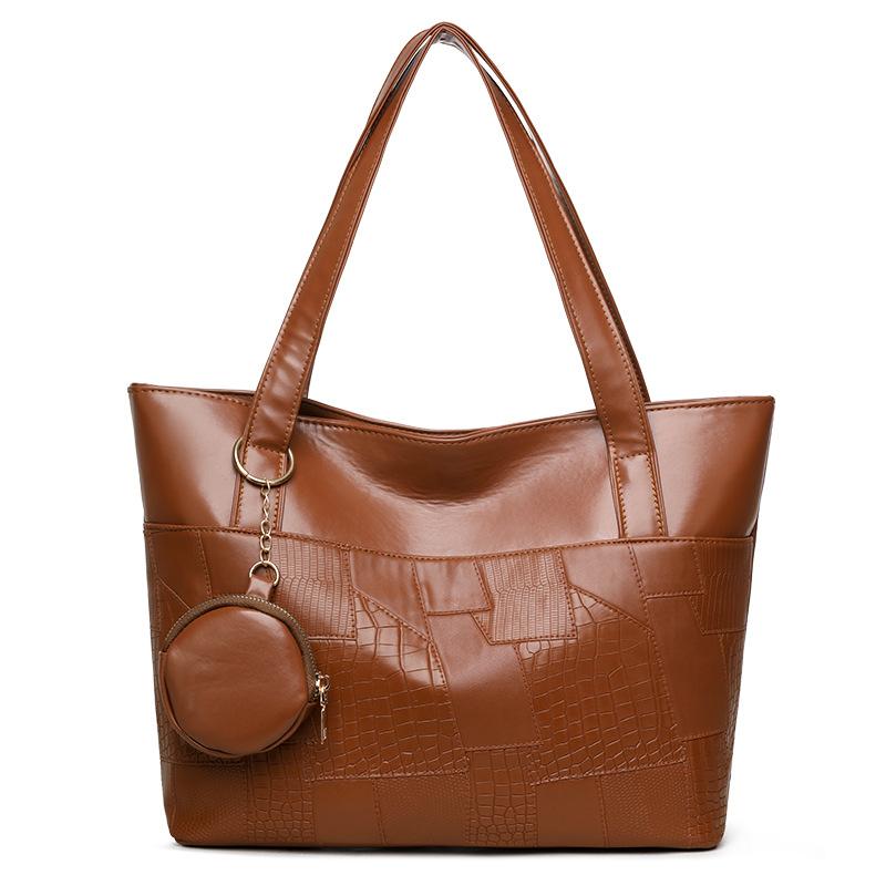 Fashionable Large Capacity Tote Bag for Women, This Year's Popular Shoulder Bag, Simple and Casual