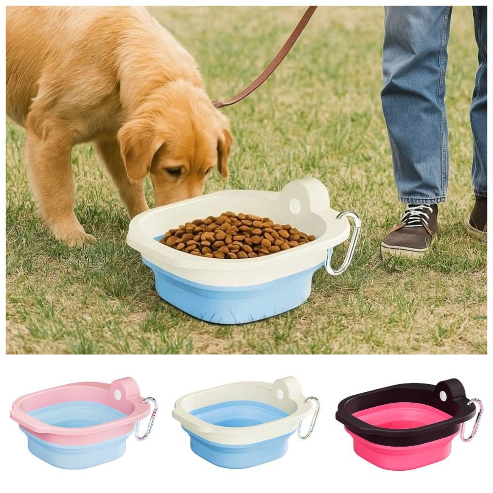Lightweight Collapsible Dog Water Bowl Food Grade Puppy Food Container Pet Travel Feeder  Outdoor