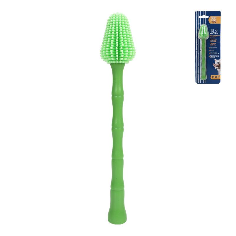 Pet Oral Care Set: Cat Toothbrush Kit with Small Head & Finger Brush - High-Density Bristles