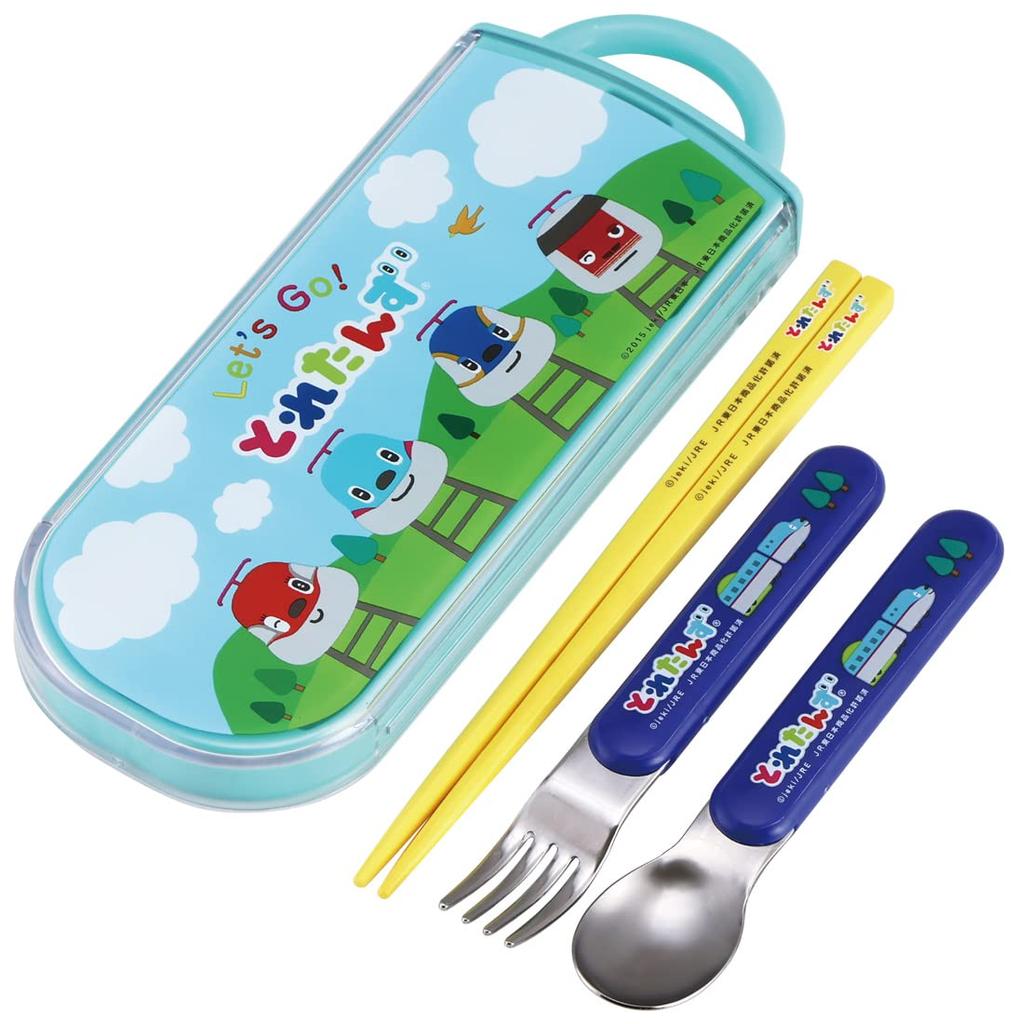Skater Antibacterial Trio Set Fork Toretans 22 Sanrio Made in Japan Children's Chopsticks, Spoon, TACC2AG-A