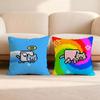 Nyan Cat Cushion Cover Home & Car Multi-Scene Pillow Cover - Reversible, Soft & Durable for Daily Use