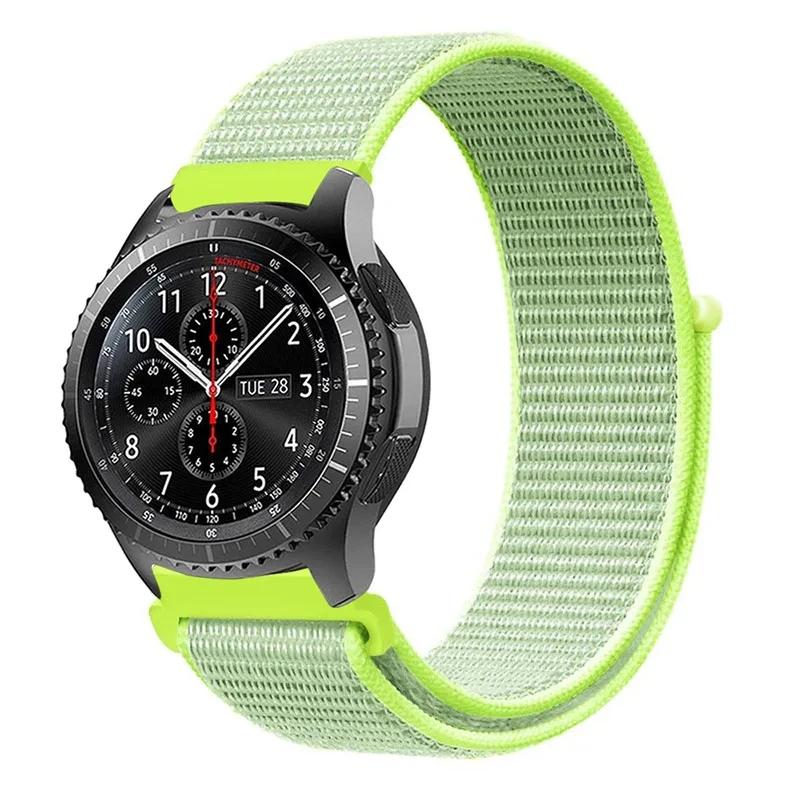 20mm 22mm Nylon-Schlaufenband Für Garmin Forerunner 265 965 255 255M 245 645 158/Venu 2Plus/Vivoactive 4 3/Venu SQ 2 Armband