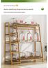 Bamboo Floor-Standing Clothes Rack & Wardrobe Organizer