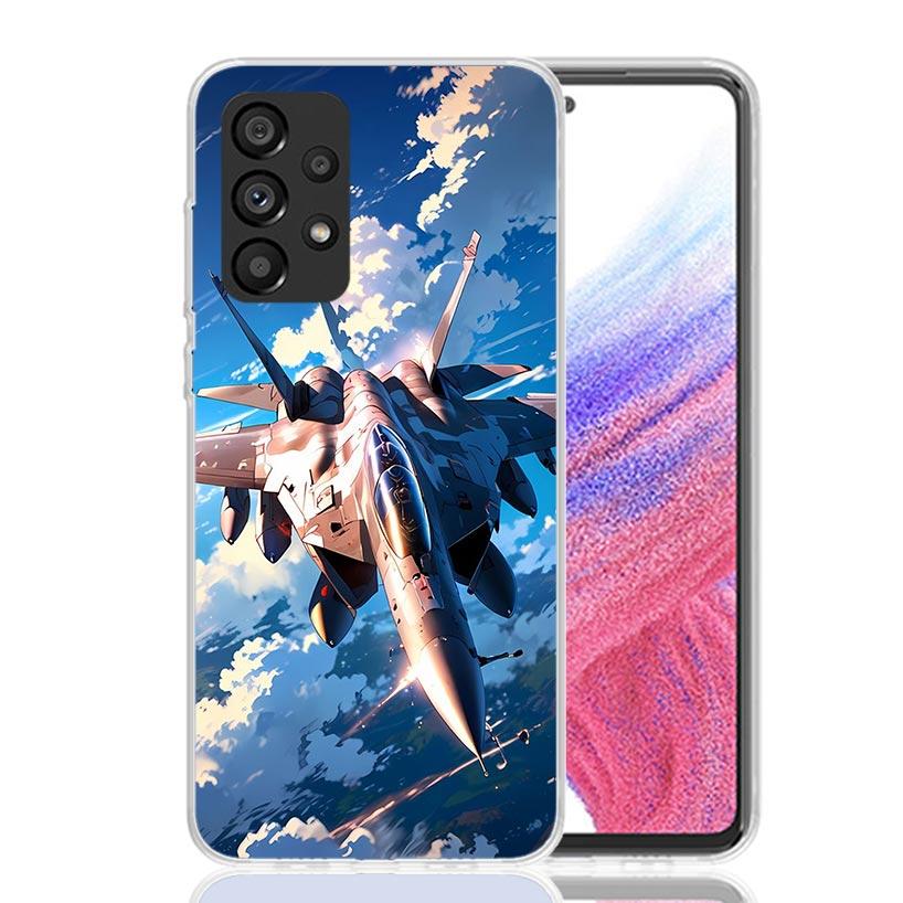 Aircraft Airplane Cool Phone Case for Samsung Galaxy A17 A16 A15 A14 A13 A57 A56 A55 A54 A53 A37 A36 A35 A34 A33 A26 A25 A24 A23