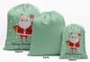 Darling Souvenir Blue House & Tree Christmas Party Supplies Gift Pouches Favor Candy Bags 15
