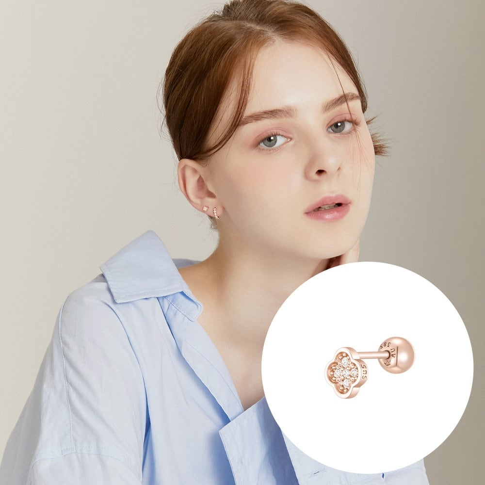 [IU Pick] Clovia 14K Single Piercing (Jjcleq3Bs156R4P00)