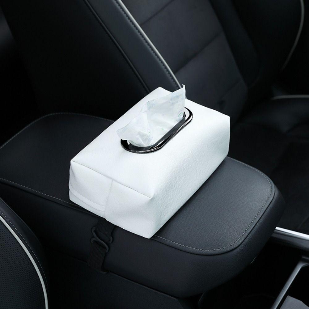 PU Leather Car Tissue Holder Practical Automotive Napkin Holder  Car Interior Accessories