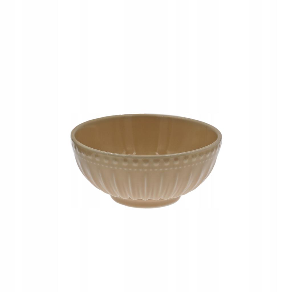 BOWL 12 Cm CERAMIC BOUILLON BOWL SALAD BOWL MOSAIQUE BEIGE