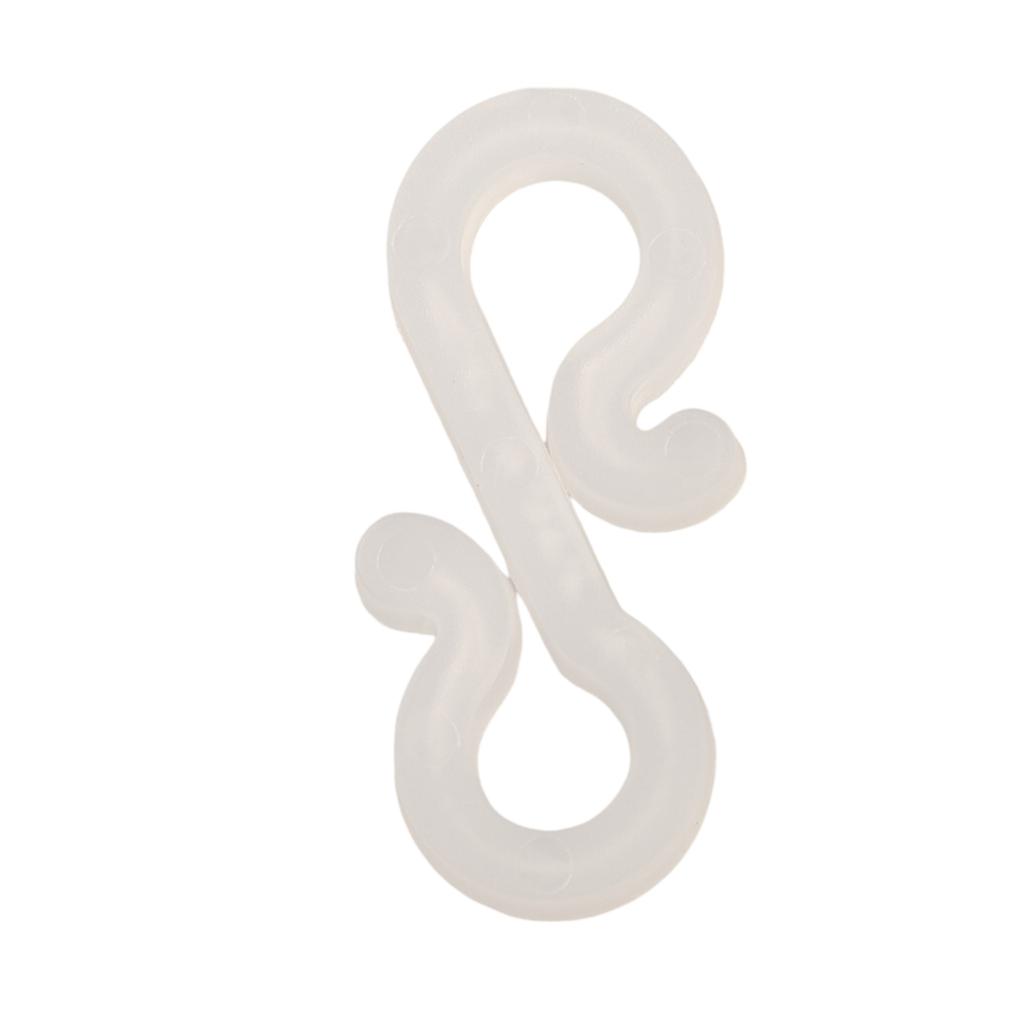 150Pcs S-Shape Hooks Led Light Clips Holder For Home Xmas Tree Weatherproof Clip Hooks Christmas Lights Clip Outdoor Storage