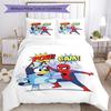 Bluey Bedding Set Breathable Duvet Cover with Pillowcases Decorative Bed Linen for Bedroom Home Decoration Birthday Gift