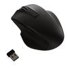 Digio2 Z Ultimate Shape 2.4GHz Wireless Mouse, 5 Buttons, Blue LED, Medium, Black, 48337