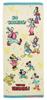 Marushin Disney Mickey Mouse Face 34 X Water Product 2005093700 Towel, 80cm, Friends, 100% Cotton, Number