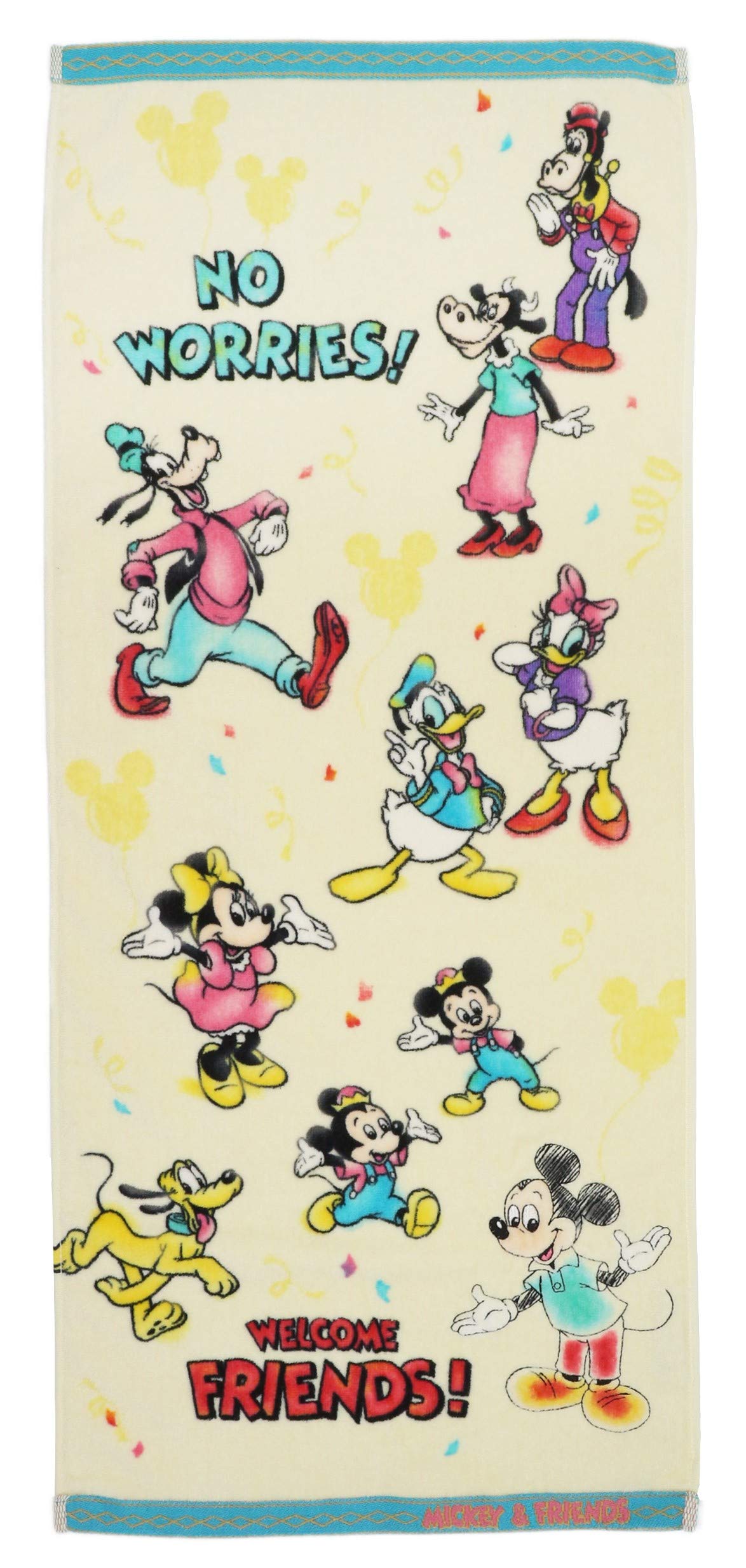 

Marushin Disney Микки Маус Лицо 34 x Вода Продукт 2005093700 Полотенце, 80см, Друзья, 100% Хлопок, Номер