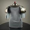 Brave Lady Armor Medieval Knight Gorget Pauldron Armor with Chainmail Female Costume Medieval Armor Best Gift for Her