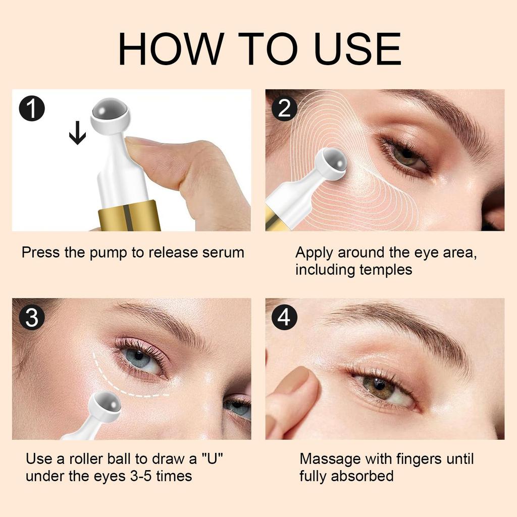 Tightening Eye Cream-Firming & Depuffing & Brightening & Moisturize & Smooth-Suitable For All Skin Types, 15ml