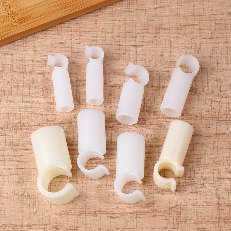 4Pcs Garden Plant Bracket Fixing Joint Mosquito Net Pole Buckle Grip Bed Curtain Cross Bar Hook Wardrobe Tent Fitting