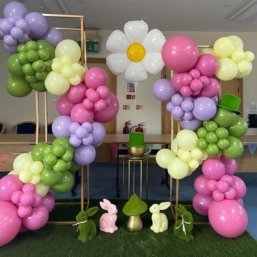 162PCS multi-color latex balloon set suitable for birthday parties, weddings, Valentine's Day party decoration