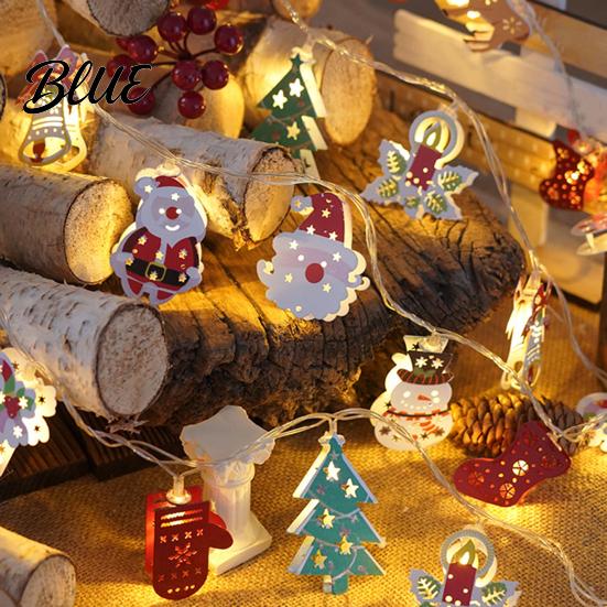 Waterproof Outdoor String Light with LED Xmas Fairy 10/20/40/80 Lights Christmas Warm White Santa Curtain