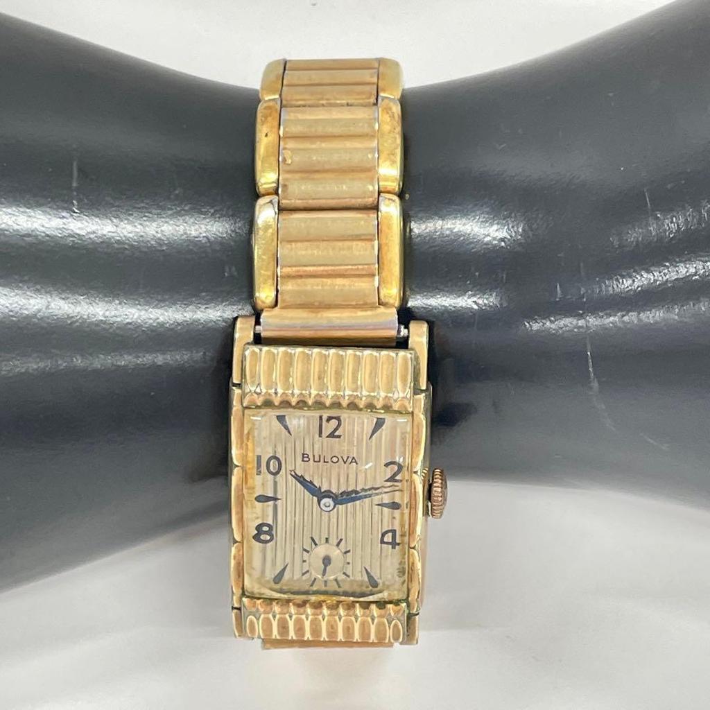Used [Vintage / 40s] BULOVA Manual winding Smoseco Gold