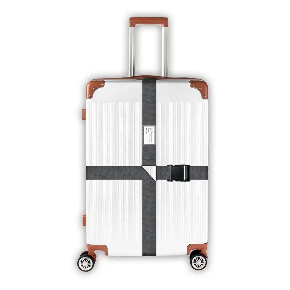 Ремни для багажа с перекрестными ремнями, упаковочная лента, крепление для тележек, ремень с пряжкой для чемоданов