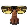 Unique Figurine Moose Phone Glasses Stand For Desk Home Office Storage Table