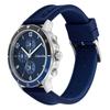 Calvin Klein Quartz Movement Men's Watch Swiss Watch 46mm*46mm*10.7mm Blue Dial Stainless Steel Case Silicone Strap 25200071