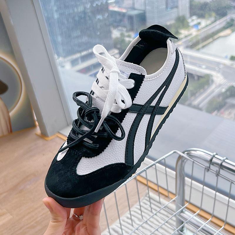 Leather women's spring and summer new flat-bottomed sports women's versatile women's shoes retro casual shoes women