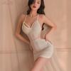 Sex Underwear Sexy Hip Skirt Hot Ice Silk Temptation Pajamas Passion Hollow Small Chest Uniform Woman