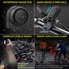 Wireless Remote Bike Alarm: 115DB Super Loud Bicycle Vibration Motion Sensor Siren Anti Theft Security System Motorcycle Alarm Waterproof USB-C