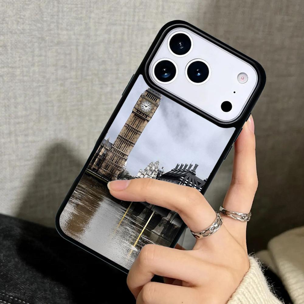 Capa Case for iPhone 17 Air 16 Pro Max 15 Plus 11 13 Mini 14 12 Back Phone Cover London Tower Bridge England iPhone Air