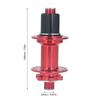 32 Hole Mountain Bike Hub 4 Bearing 12x148mm CNC Cutting Process Bike Rear Hub for Replacement Red
