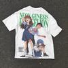 Neon Genesis Evangelion Ayanami Rei Asuka Stile Classico T-shirt a Manica Corta 2026 Estate Uomo Donna Cotone Tee Top