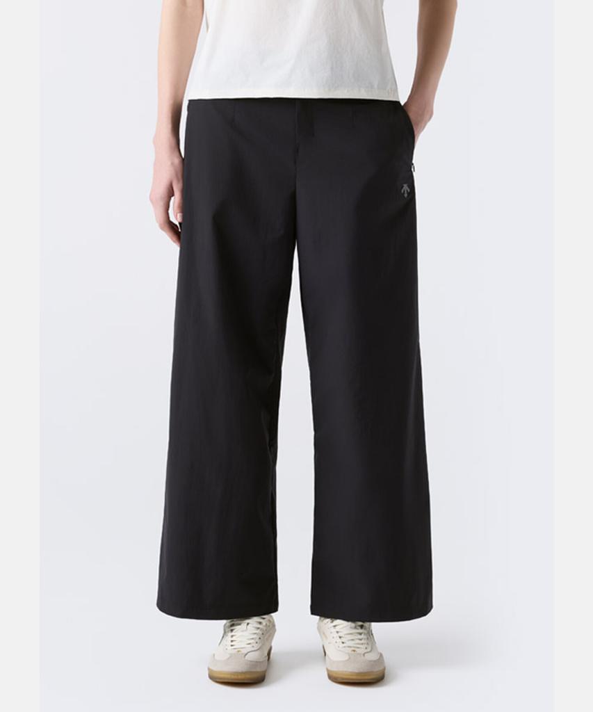 DESCENTE Women'S Dualis Wide Woven Pants Black Sr222Dpt44